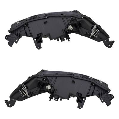 Rareelectrical - New Pair Of Daytime Running Lights Compatible With Nissan Rogue 1.5L 2.5L 2021 2022 2023 2024 By - Image 3