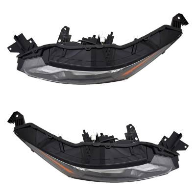 Rareelectrical - New Pair Of Daytime Running Lights Compatible With Nissan Rogue 1.5L 2.5L 2021 2022 2023 2024 By - Image 4