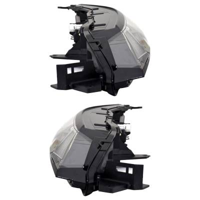 Rareelectrical - New Pair Of Daytime Running Lights Compatible With Nissan Rogue 1.5L 2.5L 2021 2022 2023 2024 By - Image 5