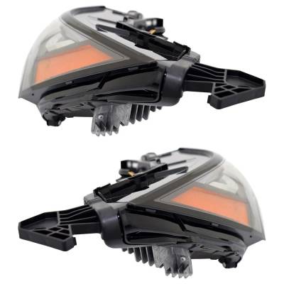 Rareelectrical - New Pair Of Daytime Running Lights Compatible With Nissan Rogue 1.5L 2.5L 2021 2022 2023 By Part - Image 7