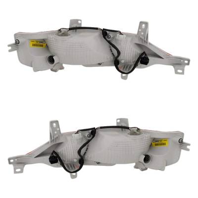 New Pair Of Daytime Running Lights Compatible With Hyundai Tucson 1.6L 2.5L 2022 2023 2024 By Part