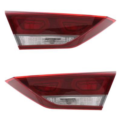 New Pair Of Daytime Running Lights Compatible With Hyundai Elantra 2.0L 2017 2018 By Part Numbers