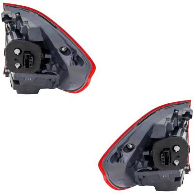 Rareelectrical - New Pair Of Tail Lights Compatible With Bmw X5 2.0L 3.0L 4.4L 2014 2015 2016 2017 2018 By Part - Image 1