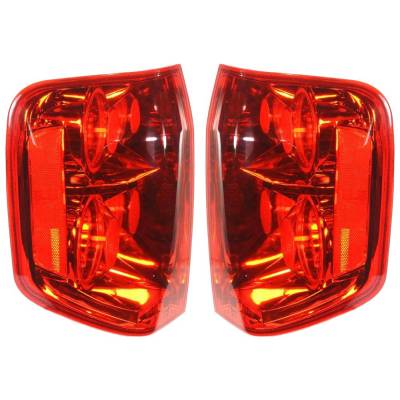 Rareelectrical - New Pair Of Tail Lights Compatible With Honda Pilot 3.5L 2003 2004 By Part Numbers 33501-S9v-A01 - Image 3