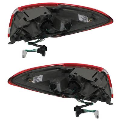 Rareelectrical - New Pair Of Tail Lights Compatible With Nissan Murano 3.5L 2011 2012 By Part Numbers 762405-66260-2 - Image 5