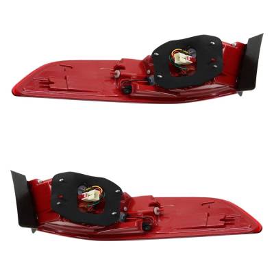 Rareelectrical - New Pair Of Tail Lights Compatible With Kia Optima 1.6L 2.4L 2016 2017 2018 2019 2020 By Part - Image 1