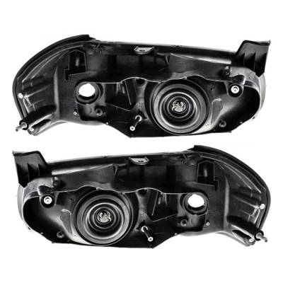 Rareelectrical - New Pair Of Headlights Compatible With Nissan Maxima Gxe Sedan 3.0L 2000 2001 By Part Number - Image 2