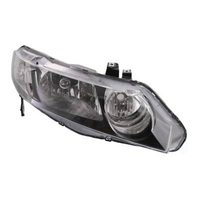 Rareelectrical - New Right Halogen Headlight Compatible With Honda Civic Lx Sedan 4 Door 2009 2010 2011 By Part - Image 5