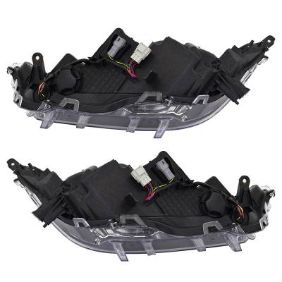 Rareelectrical - New Pair Of Headlights Compatible With Toyota Rav4 Hybrid Xse Sport Utility 2.5L 2019 2020 2021 By - Image 2
