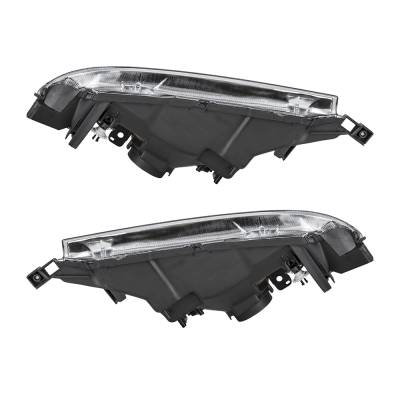 Rareelectrical - New Pair Of Headlights Compatible With Honda Cr-V Ex Sport Utility 2.0L 1998 1999 2000 2001 By Part - Image 3