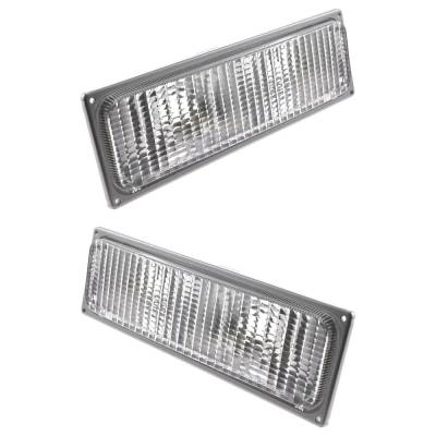 Rareelectrical - New Pair Of Daytime Running Lights Compatible With Chevrolet Gmc 1990 1991 1992 1993 By Part Numbers - Image 5