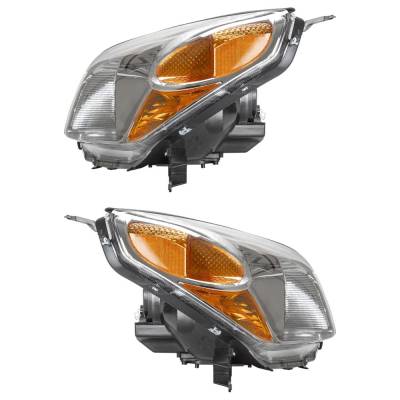 Rareelectrical - New Pair Of Headlights Compatible With Toyota Rav4 2.4L 2004 2005 By Part Numbers 762405-62299-6 - Image 3