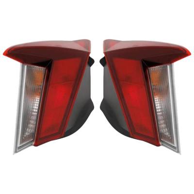 Rareelectrical - New Pair Of Tail Lights Compatible With Hyundai Elantra 2.0L 2021 2022 2023 By Part Numbers - Image 1