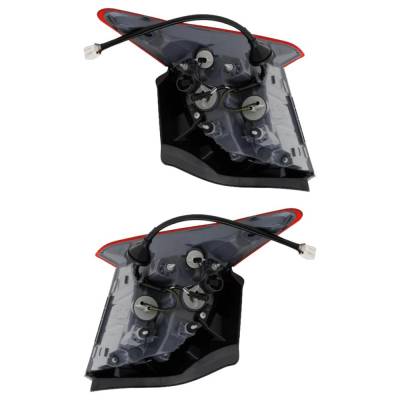 Rareelectrical - New Pair Of Tail Lights Compatible With Hyundai Elantra 2.0L 2021 2022 2023 By Part Numbers - Image 2