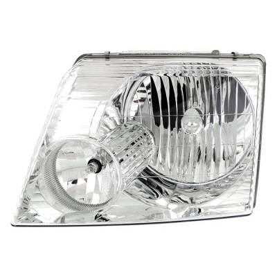 New Left Halogen Headlight Compatible With Ford Explorer Xlt Sport 4.6L 2004 2005 By Part Number
