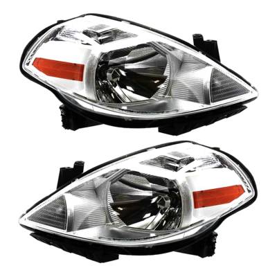 New Headlight Compatible With Nissan Versa Sl Hatchback 2007-2011 By Part Number 26010-Em30a