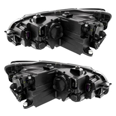 Rareelectrical - New Pair Of Halogen Headlight Compatible With Volkswagen Passat Sedan 2014 By Part Number - Image 2