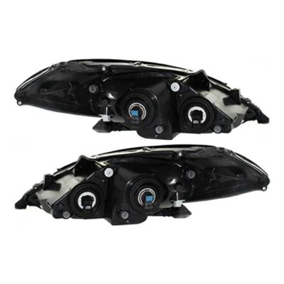 Rareelectrical - New Pair Of Halogen Headlight Compatible With Toyota Solara Se Coupe 2004-2006 By Part Number - Image 2