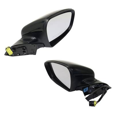 Rareelectrical - New Pair Of Mirror Compatible With Kia Forte Forte5 Koup Sx Ex S Lx L 1.6L 2.0L 2017 2018 By Part - Image 2