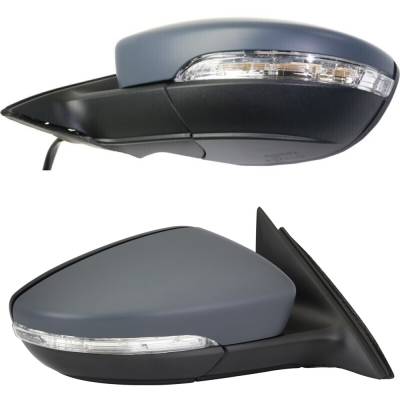 Rareelectrical - New Pair Of Mirror Compatible With Volkswagen Passat Sportline Execline Se Base Sel R-Line Highline - Image 2