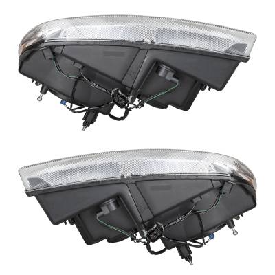 Rareelectrical - New Pair Of Headlights Compatible With Jeep Grand Cherokee Limited  4.0L 1999 2000 2001 2002 2003 - Image 3