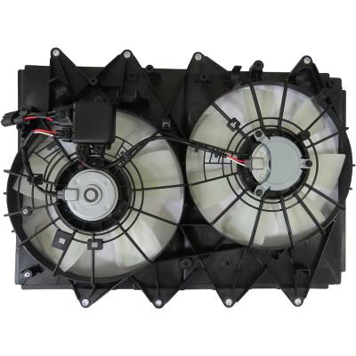 Rareelectrical - New Dual Radiator And Condenser Fan Compatible With Mazda Cx-9 Grand Touring Sport Utility 4-Door - Image 2