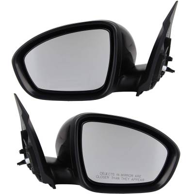 Rareelectrical - New Pair Of Mirrors Compatible With Nissan Altima Sr Sedan 4-Door 2.0L 2.5L 2019 2020 2021 By Part - Image 2