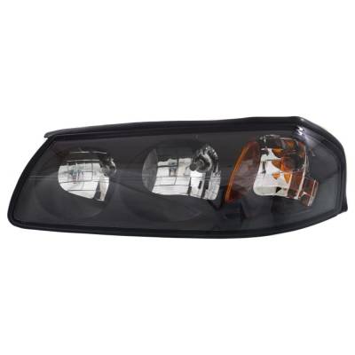 New Left Headlights Compatible With Chevrolet Impala Base Sedan 3.4L 2004 2005 By Part Number