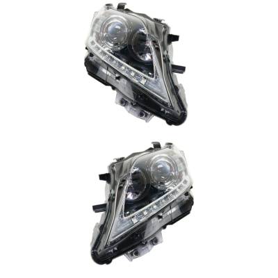 Rareelectrical - New Pair Headlights Compatible With Lexus Rx350 F Sport Sport Utility 4 Door 3.5L 2013 2014 2015 By - Image 3