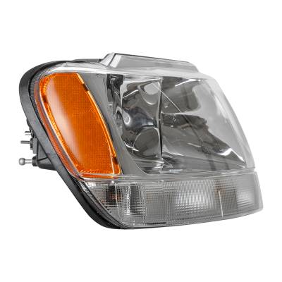 Rareelectrical - New Right Headlight Compatible With Jeep Grand Cherokee Limited  4.0L 1999 2000 2001 2002 2003 2004 - Image 6