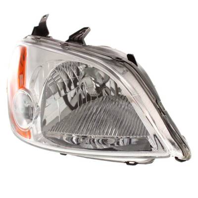 Rareelectrical - New Right Halogen Headlight Compatible With Honda Civic Lx Sedan 1.7L 2001 2002 2003 By Part Number - Image 3