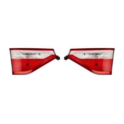 Rareelectrical - New Set Of 2 Inner Tail Lights Compatible With Honda Odyssey 2013 34150-Tk8-A01 34155Tk8a01 - Image 2