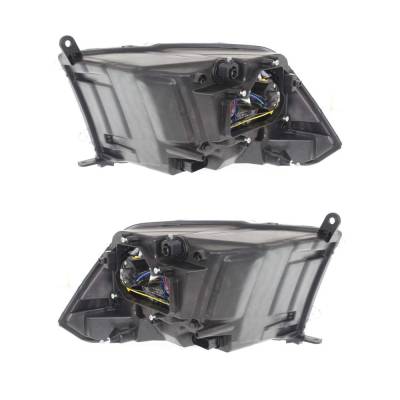 Rareelectrical - New Pair Of Halogen Headlights Compatible With Ram 1500 Classic Big Horn Crew Extended Standard 3.6L - Image 2