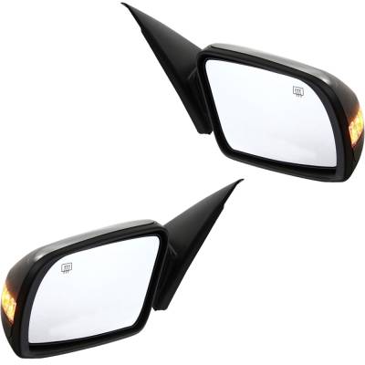 Rareelectrical - New Pair Of Mirror Compatible With Nissan Altima Se Sl Hybrid Base S Coupe Sedan 2-4-Door 2.0L 2.5L - Image 3