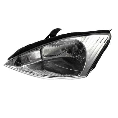 New Left Halogen Headlight Compatible With Ford Focus Lx Se Zts Sedan 2.0L 2000 2001 2002 By Part