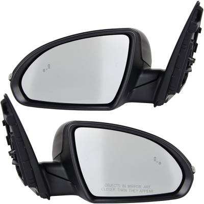 Rareelectrical - New Pair Of Mirrors Compatible With Kia Optima Ex Premium Lx 1.6T S Special Edition Sx Limited Turbo - Image 2