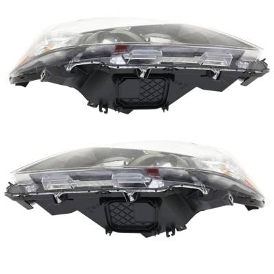 Rareelectrical - New Pair Headlights Compatible With Toyota Sienna Se Mini Passenger Van 4 5 Door 3.5L 2011 2012 2013 - Image 3