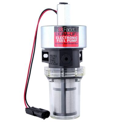 Rareelectrical - New Facet Fuel Pump 12V 80U 50Gph 1/8-27" Fitting Compatible With 40290N Check Valve - Image 1