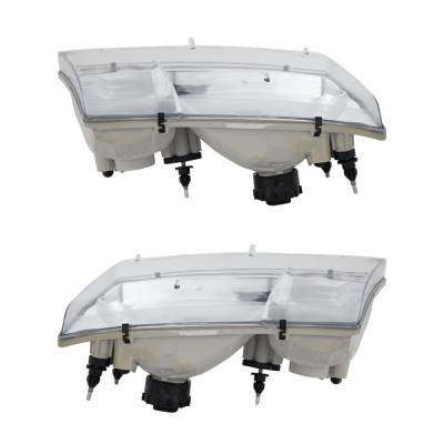 Rareelectrical - New Pair Of Headlights Compatible With Mercury Grand Marquis Ls Sedan 1998 1999 2000 2001 2002 By - Image 6