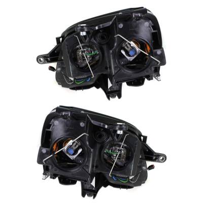 Rareelectrical - New Pair Of Halogen Headlights Compatible With Gmc Acadia Sl Sport Utility 4 Door 3.6L 2008 2009 - Image 2