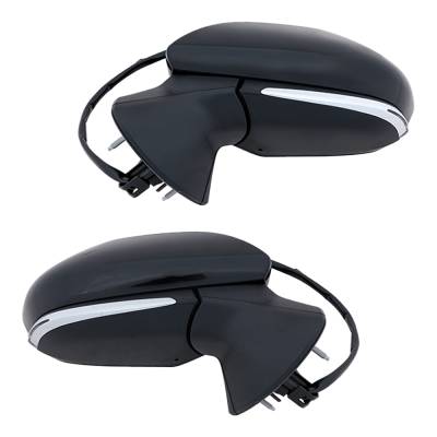 Rareelectrical - New Pair Of Mirrors Compatible With Toyota Avalon Xse Sedan 4 Door 3.5L 2019 2020 2021 By Part - Image 2