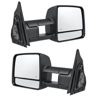 Rareelectrical - New Pair Of Mirror Compatible With Toyota Tundra Sr5 Limited Platinum Extended Crew Cab Pickup - Image 3