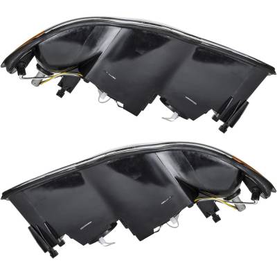 Rareelectrical - New Pair Of Headlights Compatible With Chevrolet Monte Carlo Ls Competition Sport Coupe 2-Door 3.4L - Image 6