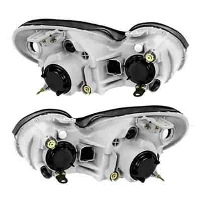 Rareelectrical - New Pair Of Halogen Headlight Compatible With Hyundai Sonata Gl Sedan 2003-2005 By Part Number - Image 2
