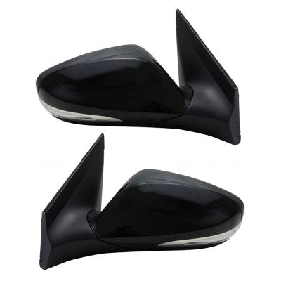 Rareelectrical - New Door Mirrors Pair Fits Hyundai Accent Gl Gls 2012-2017 Hy1320183 876201R230 - Image 2