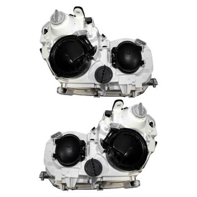 Rareelectrical - New Pair Of Halogen Headlight Compatible With Mercedes-Benz C350 Sedan 2006-2007 By Part Number - Image 2