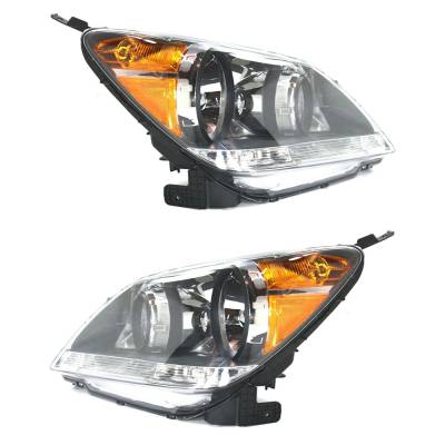 Rareelectrical - New Pair Of Headlights Compatible With Honda Odyssey Ex Ex-L Lx Touring Mini Passenger Van 4-Door - Image 3