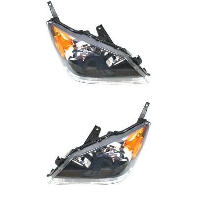 Rareelectrical - New Pair Of Headlights Compatible With Honda Odyssey Ex Ex-L Lx Touring Mini Passenger Van 4-Door - Image 4