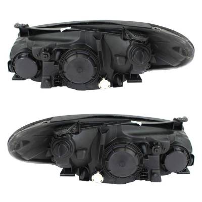 Rareelectrical - New Pair Headlights Compatible With Hyundai Elantra Blue Sedan 4 Door 2.0L 2010 By Part Numbers - Image 2