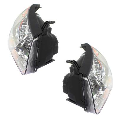 Rareelectrical - New Pair Headlights Compatible With Hyundai Elantra Gls Sedan 4 Door 2.0L 2010 By Part Numbers - Image 3